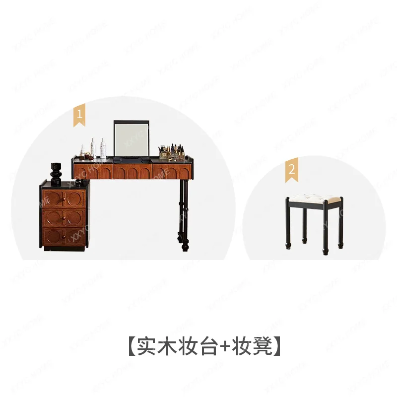 retro medieval dresser integrated bedside storage makeup table
retro medieval dresser integrated bedside storage makeup table