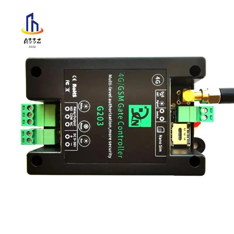 A33Z-GSM 4G LTE контроллер доступа SMS приложение дистанционное управление реле включения/выключения для автоматического открывания раздвижных распашных дверей
A33Z-GSM 4G LTE контроллер доступа SMS приложение дистанционное управление реле включения/выключения для автоматического открывания раздвижных распашных дверей