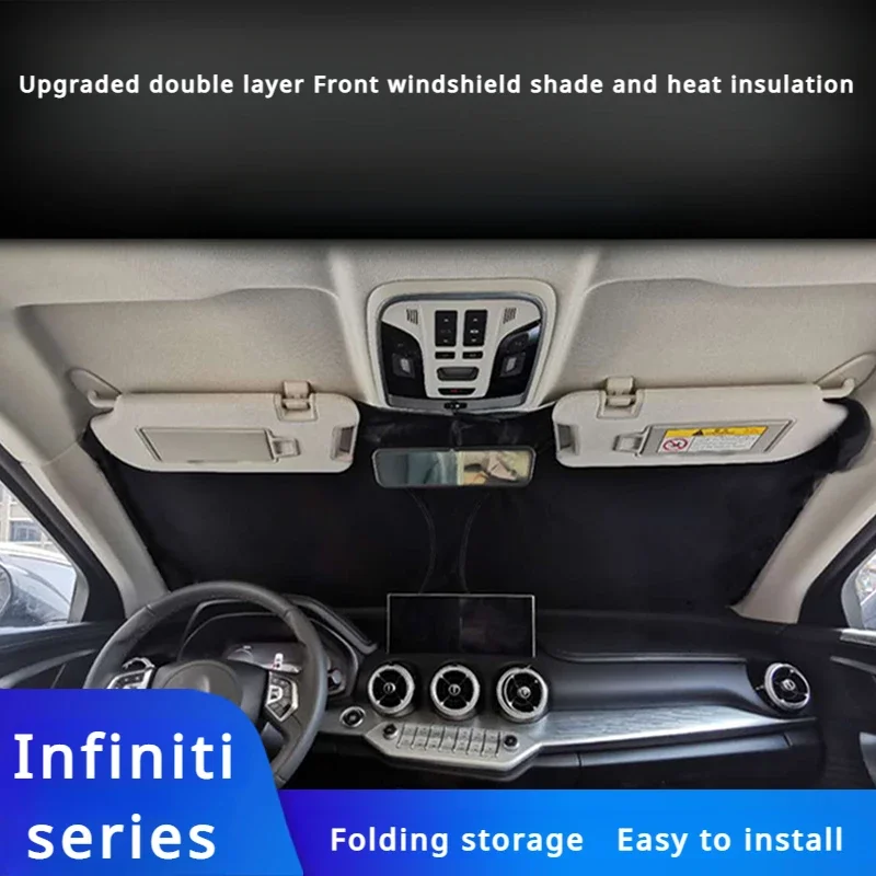 FOR Infiniti QX70 EX25 EX35 car front windshield visor Sun protection thermal insulation automotive supplies
FOR Infiniti QX70 EX25 EX35 car front windshield visor Sun protection thermal insulation automotive supplies