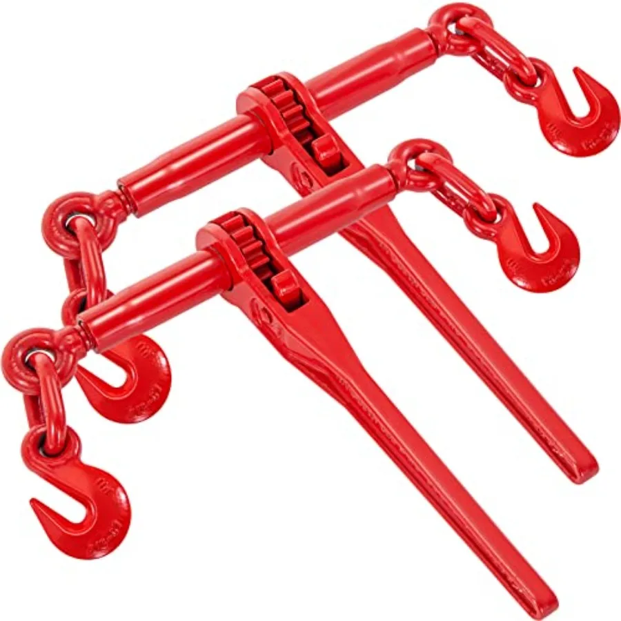 9215LBS 3/8" 1/2" Ratchet Binders 9, 215 LBS Secure Working Load, G70 Hooks and Adjustable Length, for Grade 70-80 Chains, Tie
9215LBS 3/8" 1/2" Ratchet Binders 9, 215 LBS Secure Working Load, G70 Hooks and Adjustable Length, for Grade 70-80 Chains, Tie