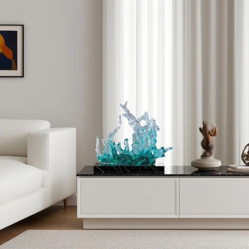 Transparent resin sculpture, handmade craftsmanship, luxury crystal texture, office and home decorations
Transparent resin sculpture, handmade craftsmanship, luxury crystal texture, office and home decorations