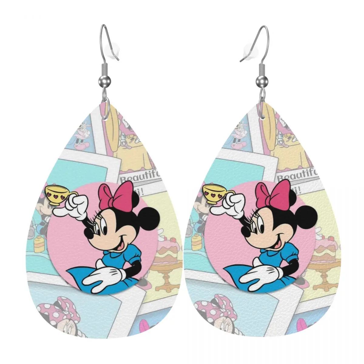 Забавные кожаные серьги-капли с Минни Маус для женщин, модные легкие серьги для вечеринок и праздников
Забавные кожаные серьги-капли с Минни Маус для женщин, модные легкие серьги для вечеринок и праздников