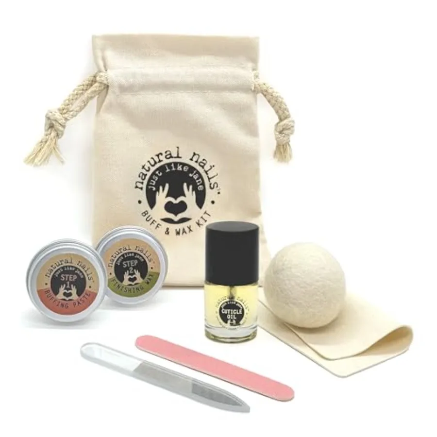 Natural Nails Buff and Wax Kit - New Nano Glass File for Higher Shine!
Natural Nails Buff and Wax Kit - New Nano Glass File for Higher Shine!