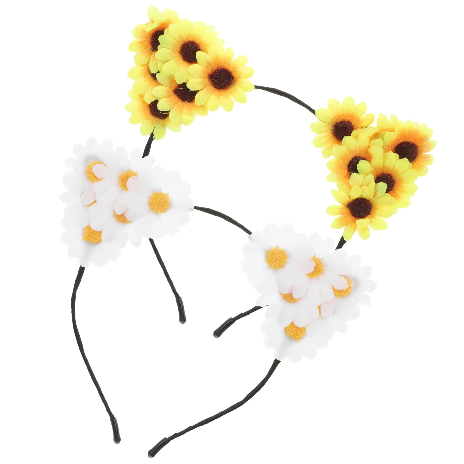 2 Pcs Cat Ears Hair Hoop Yellow Women Holiday Hair Band Daisy Flower Headpiece Lightweight Safe Accessories
2 Pcs Cat Ears Hair Hoop Yellow Women Holiday Hair Band Daisy Flower Headpiece Lightweight Safe Accessories
