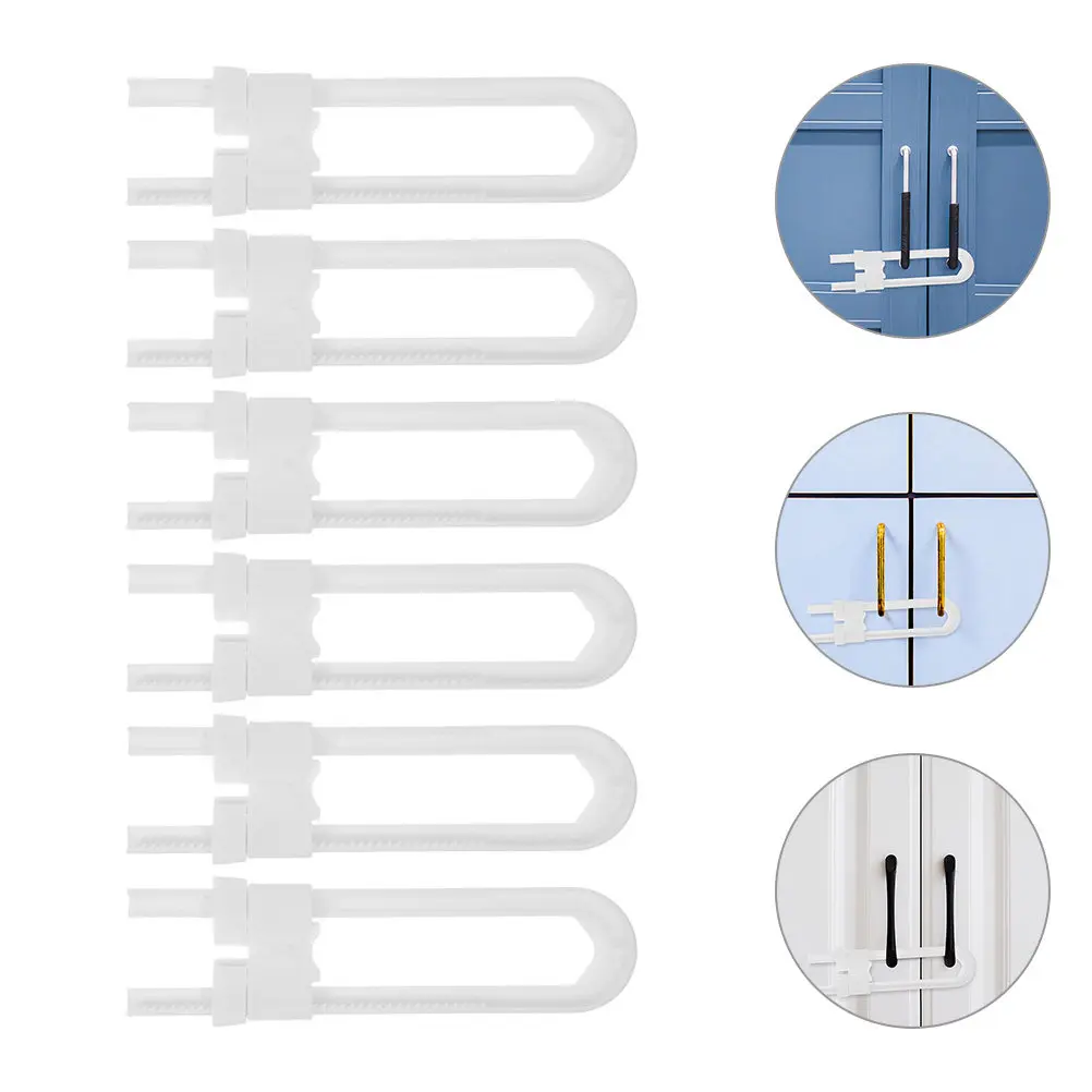 6Pcs Child Safety Cabinet Locks Baby Proofing Locks for Cabinets Drawers Cupboards Refrigerator Doors Sturdy Design Easy
6Pcs Child Safety Cabinet Locks Baby Proofing Locks for Cabinets Drawers Cupboards Refrigerator Doors Sturdy Design Easy
