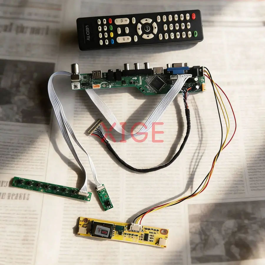 For MT150XN03 M150X5 G150X1 HT150X02 Screen Drive Controller Board DIY Kit 1024*768 2-CCFL 20 Pins LVDS 1024x768 USB+AV+VGA+HDMI
For MT150XN03 M150X5 G150X1 HT150X02 Screen Drive Controller Board DIY Kit 1024*768 2-CCFL 20 Pins LVDS 1024x768 USB+AV+VGA+HDMI