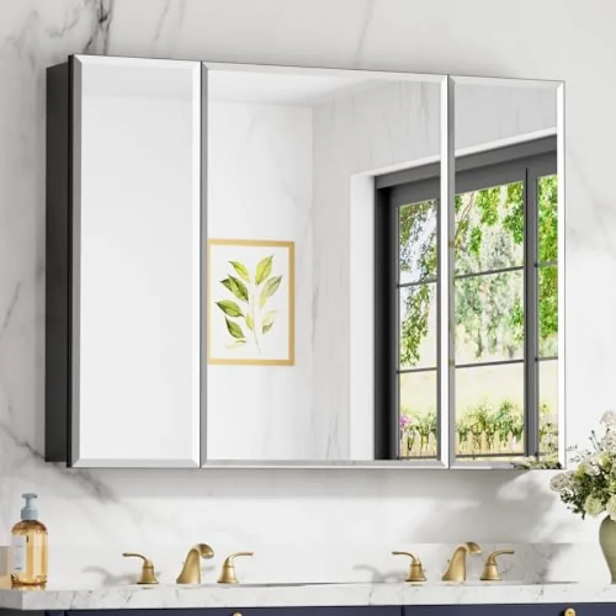 400 h Cabinet wi Mirror, Aluminum Baroom Mirror Cabinet, Beveled Edge Mirrored Door, Adable Shees, Surfe or ed Mount Baroom Mir
400 h Cabinet wi Mirror, Aluminum Baroom Mirror Cabinet, Beveled Edge Mirrored Door, Adable Shees, Surfe or ed Mount Baroom Mir