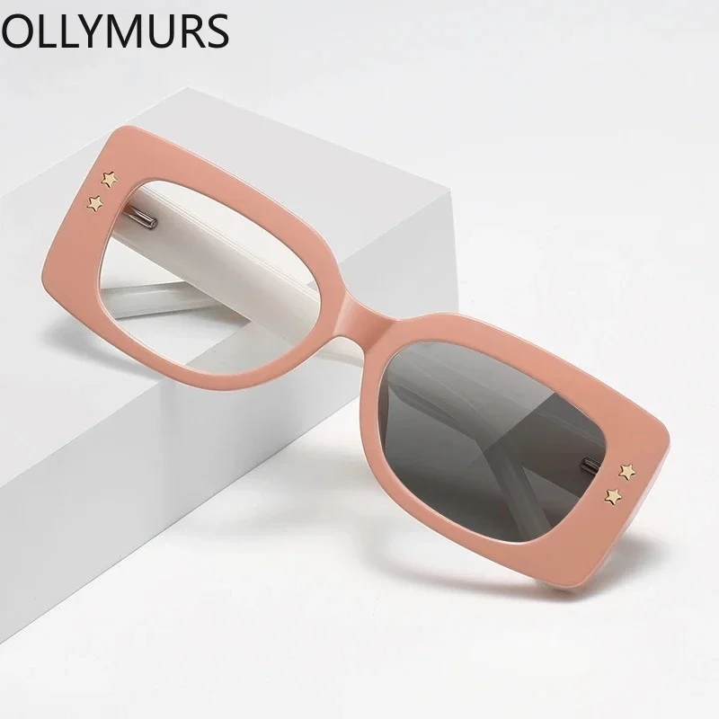OLLYMURS Fashion Color Frame Rectangular Anti-Blue Light Reading Glasses Women Customizable Photochromic Myopia Prescription LS0
OLLYMURS Fashion Color Frame Rectangular Anti-Blue Light Reading Glasses Women Customizable Photochromic Myopia Prescription LS0