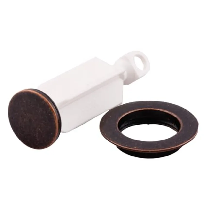 Oil Rubbed Bronze Replacement Bathroom Pop-Up Sink Drain Plug and Seat,
Oil Rubbed Bronze Replacement Bathroom Pop-Up Sink Drain Plug and Seat,