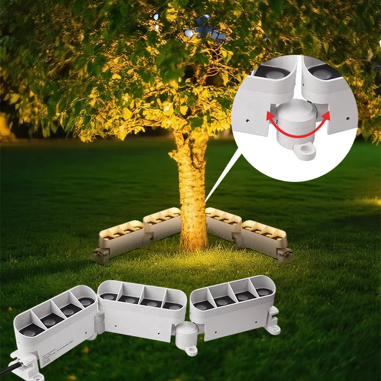 White RGBW 25W Linkable Outdoor Foldable LED Spotlight IP66 Waterproof for Garden Decorative Tree Landscape Lighting Ring Light
White RGBW 25W Linkable Outdoor Foldable LED Spotlight IP66 Waterproof for Garden Decorative Tree Landscape Lighting Ring Light