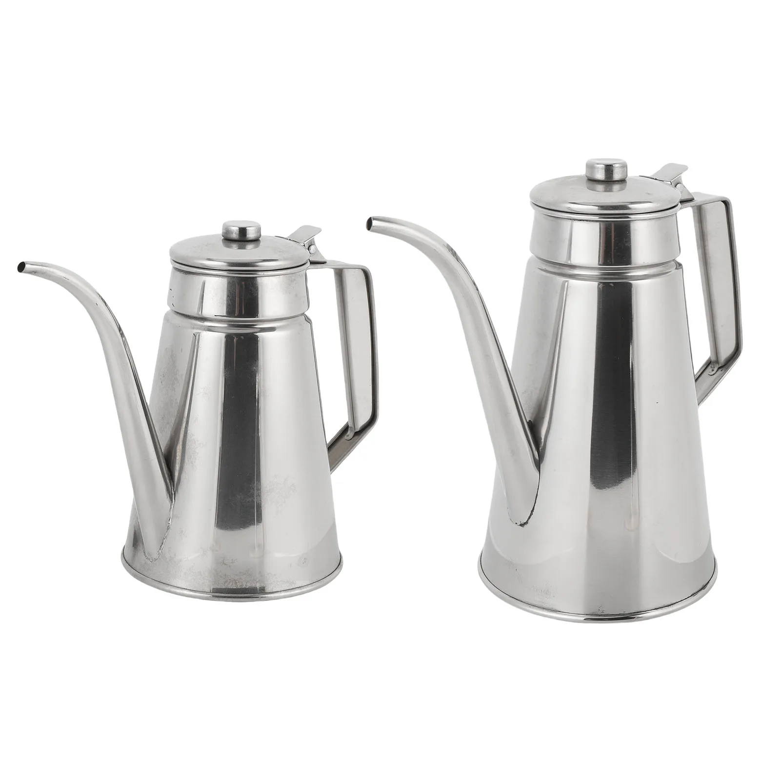 Stainless Steel Oil Storage Pot Long Spout Soy Sauce Dispenser Comfortable Grip Multifunctional Spillproof with Lid for Kitchen
Stainless Steel Oil Storage Pot Long Spout Soy Sauce Dispenser Comfortable Grip Multifunctional Spillproof with Lid for Kitchen