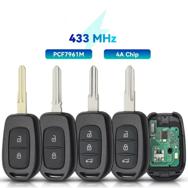 433MHz PCF7961M Remote Key for Renault Clio 4 Master 3 Trafic Dacia Logan Sandero Duster Lodgy Dokker Vauxhall Vivaro 4A Chip
433MHz PCF7961M Remote Key for Renault Clio 4 Master 3 Trafic Dacia Logan Sandero Duster Lodgy Dokker Vauxhall Vivaro 4A Chip