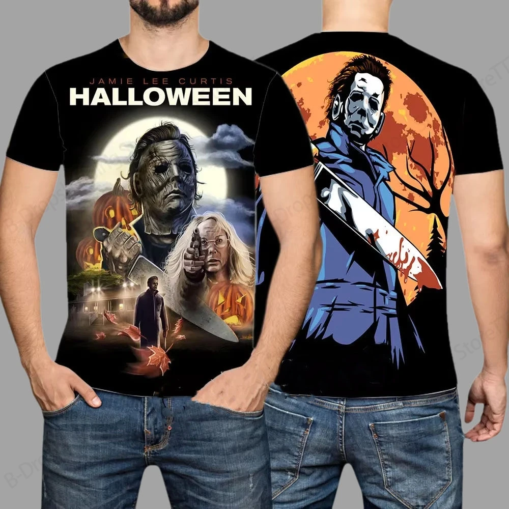 Vintage Halloween Michael Myers 3d Print Graphic T-shirt Men Women Fashion Short Sleeve Oversized Tops Tees Hip Hop Tshirt Party
Vintage Halloween Michael Myers 3d Print Graphic T-shirt Men Women Fashion Short Sleeve Oversized Tops Tees Hip Hop Tshirt Party