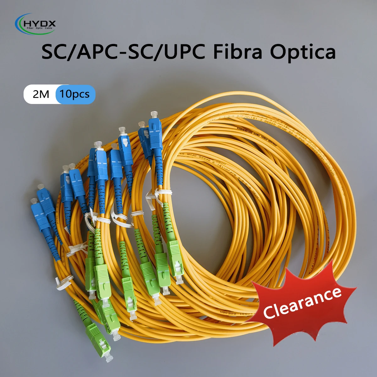 10pcs Fiber Optic Internet Cable SC/APC-SC/UPC 2M Simplex Mode Bend Insensitive Indoor FTTR Optic Patch Cord Cable High Quality
10pcs Fiber Optic Internet Cable SC/APC-SC/UPC 2M Simplex Mode Bend Insensitive Indoor FTTR Optic Patch Cord Cable High Quality