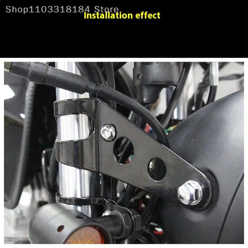 #A Universal 5.75" 7" Motorcycle Headlight Mount Bracket Fork Ear Chopper Headlamp Holder Clamp Adjustable Motor Fork Mount
#A Universal 5.75" 7" Motorcycle Headlight Mount Bracket Fork Ear Chopper Headlamp Holder Clamp Adjustable Motor Fork Mount