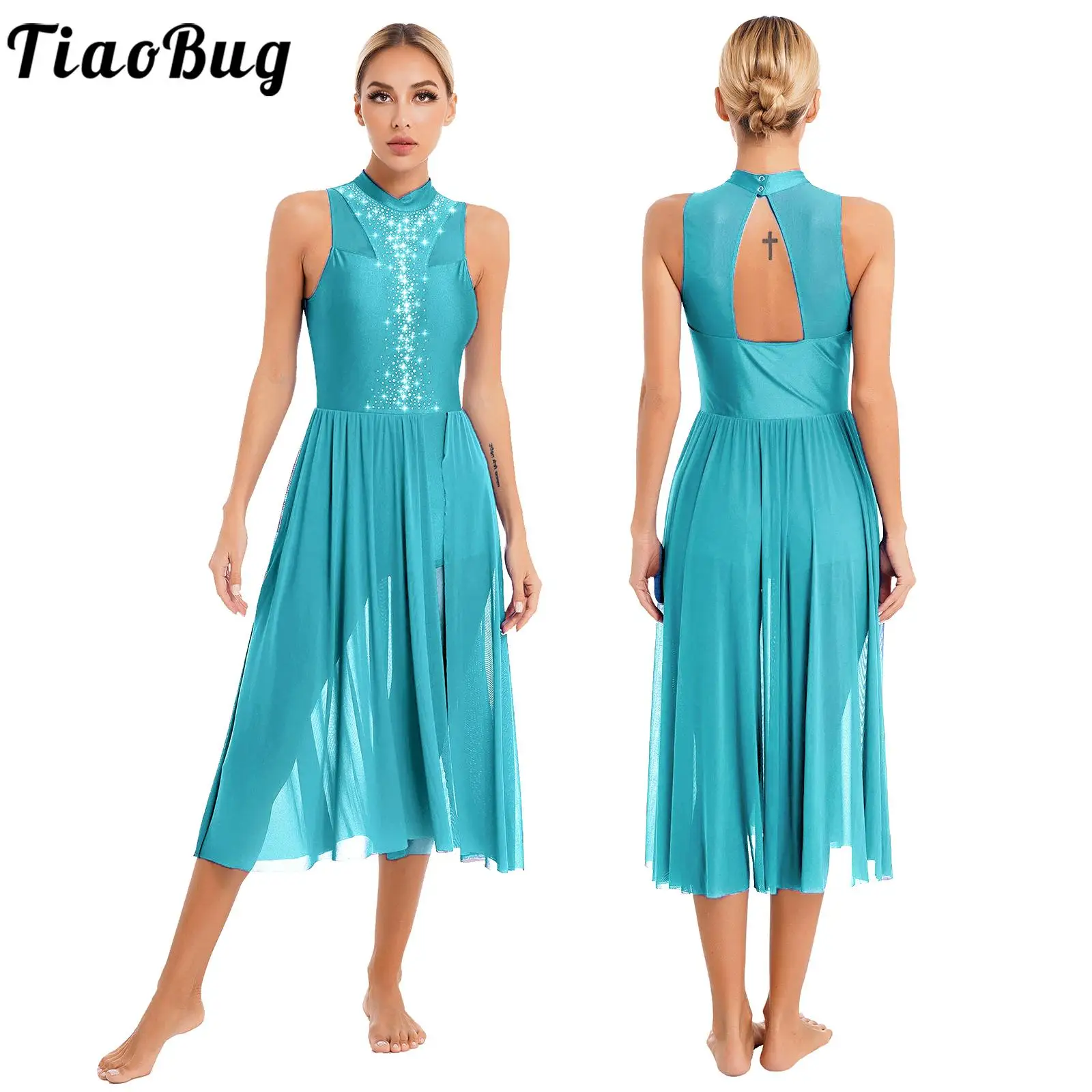 Women Lyrical Dance Dress Shiny Rhinestone Ballet Gymnastics Leotards Figure Skating Costume Stage Performance Dancewear
Women Lyrical Dance Dress Shiny Rhinestone Ballet Gymnastics Leotards Figure Skating Costume Stage Performance Dancewear