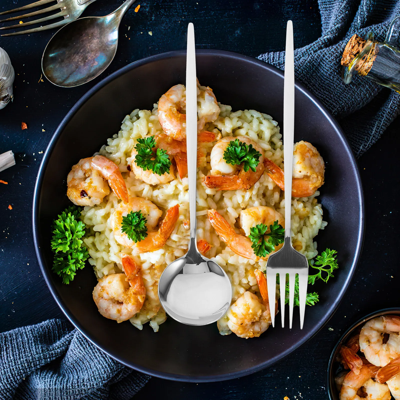 Набор столовых приборов из нержавеющей стали для западной кухни: вилка, ложка, нож, десертные приборы для дня рождения, свадьбы, кемпинга
Набор столовых приборов из нержавеющей стали для западной кухни: вилка, ложка, нож, десертные приборы для дня рождения, свадьбы, кемпинга