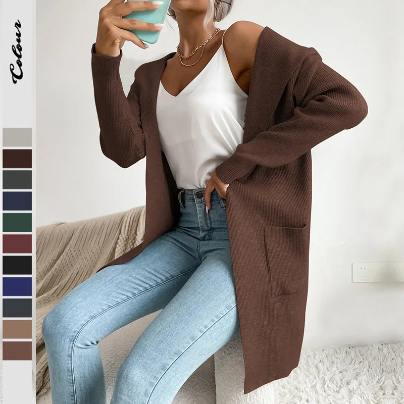 Autumn Cardigan Oversized Casual Knit Cardigan Open Front Boho Cardigan Cozy Long Sleeve Chunky Knit Jacket For Women
Autumn Cardigan Oversized Casual Knit Cardigan Open Front Boho Cardigan Cozy Long Sleeve Chunky Knit Jacket For Women