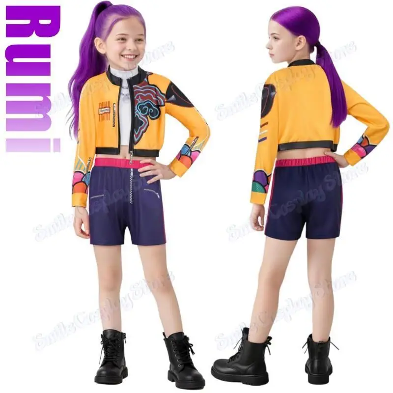 2026 New Movie K-Pop Mira Rumi Zoey Demon Hunters Cosplay Costume for Girl Halloween Stage 3D Printed Pattern Role Play Clothes
2026 New Movie K-Pop Mira Rumi Zoey Demon Hunters Cosplay Costume for Girl Halloween Stage 3D Printed Pattern Role Play Clothes
