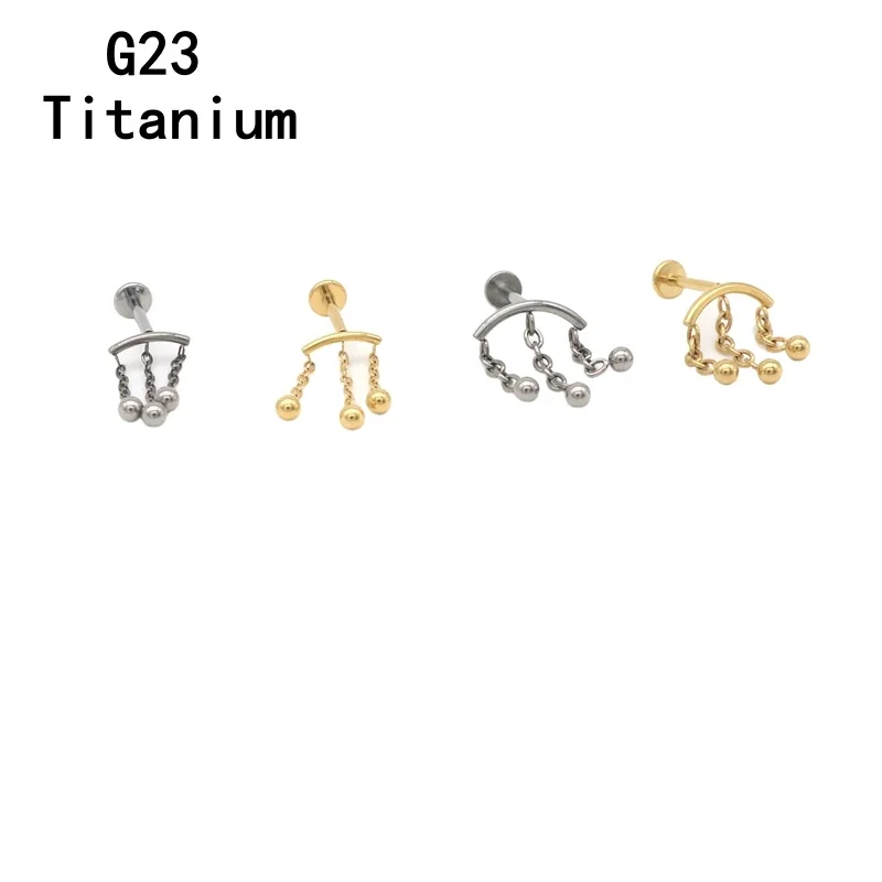 16pcs G23 Titanium Lip Stud Labret Ring Chain Ball Ear Stud Tragus 16G Bar Body Jewelry
16pcs G23 Titanium Lip Stud Labret Ring Chain Ball Ear Stud Tragus 16G Bar Body Jewelry