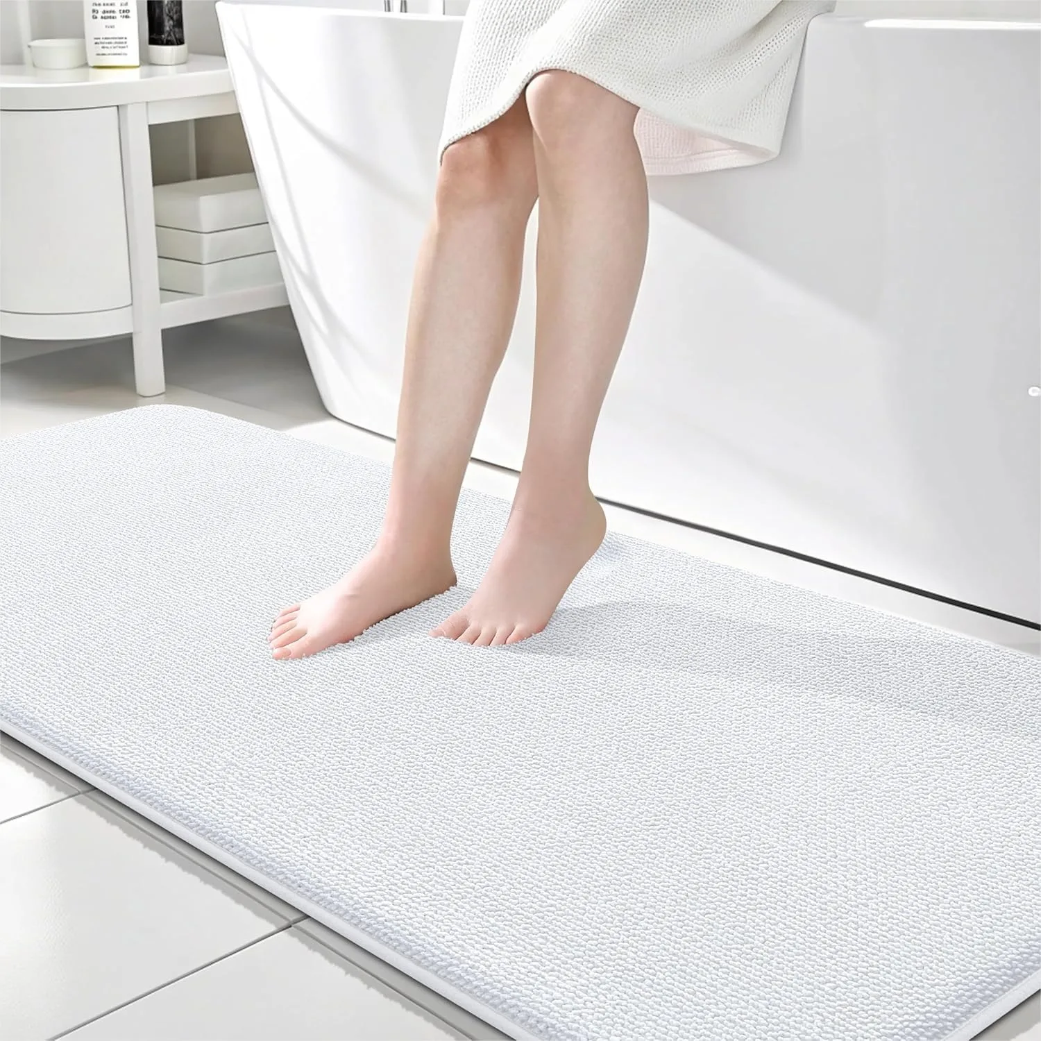 Thick Memory Foam Bathroom Runner Rug 70x24, Extra Soft Absorbent Long Bath Mat, Quick Dry Non-Slip Machine Washable
Thick Memory Foam Bathroom Runner Rug 70x24, Extra Soft Absorbent Long Bath Mat, Quick Dry Non-Slip Machine Washable