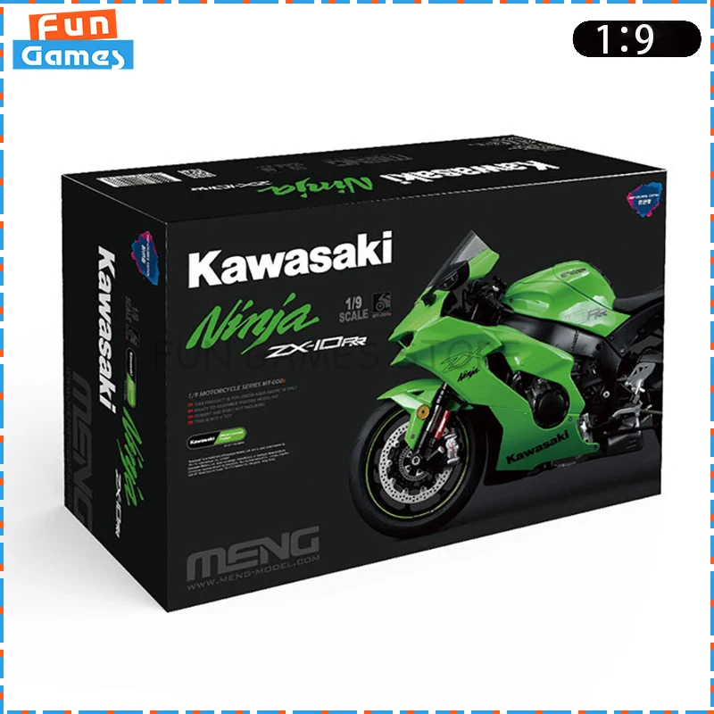 MENG 1/9 kawasaki Ninja ZX-10RR Motorcycle Assemble Model MT-008s Pre-colored Edition Assemble Figure Birthday Collectible Gift
MENG 1/9 kawasaki Ninja ZX-10RR Motorcycle Assemble Model MT-008s Pre-colored Edition Assemble Figure Birthday Collectible Gift