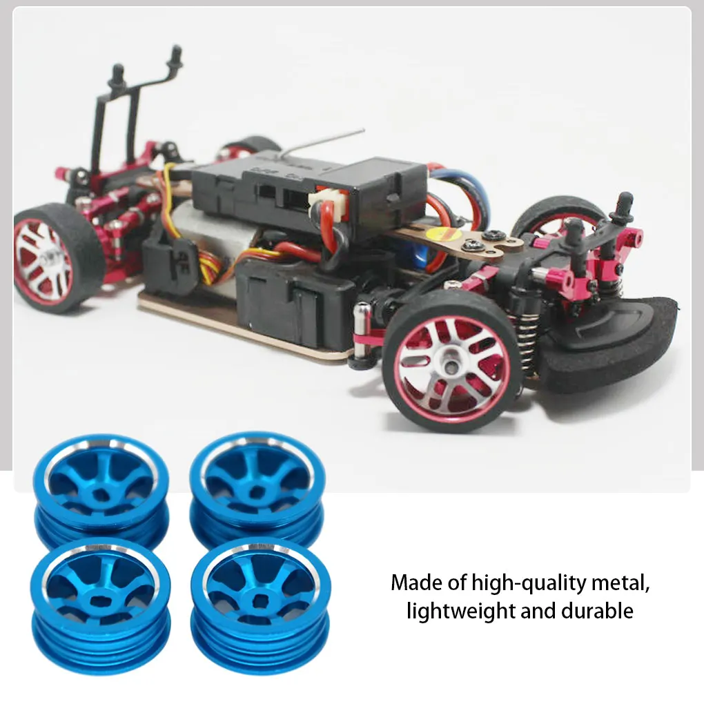 4piece Aluminium Alloy Wheel Rim Wheel Hub Compatible With 1 28 Wltoys K969 RC Car Metal Wheel Rim blue
4piece Aluminium Alloy Wheel Rim Wheel Hub Compatible With 1 28 Wltoys K969 RC Car Metal Wheel Rim blue