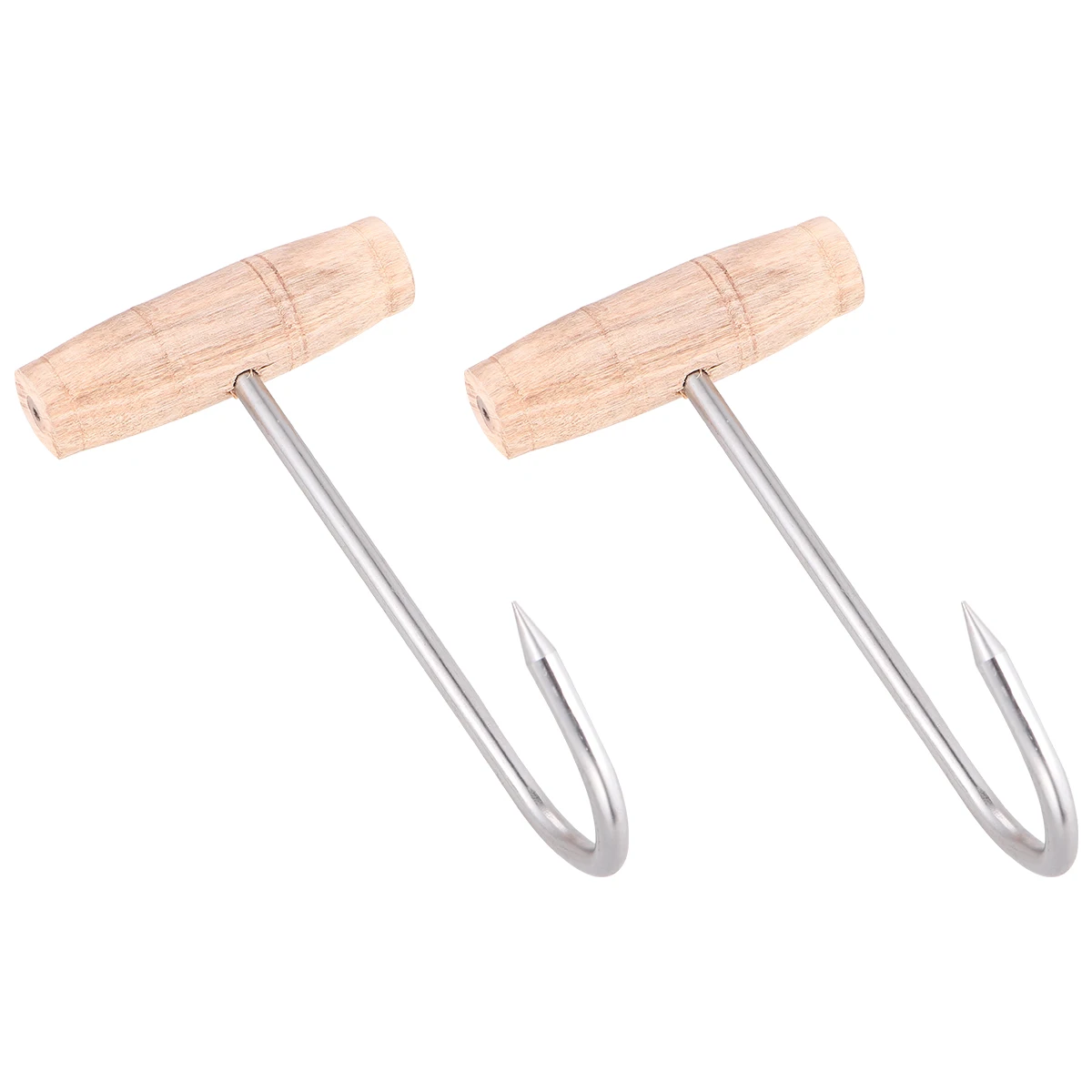 Pork Hook Roasted T-hook Stainless Steel Meat Chicken Kitchen Tool for Butchers Meat Hanging Processing Storage
Pork Hook Roasted T-hook Stainless Steel Meat Chicken Kitchen Tool for Butchers Meat Hanging Processing Storage