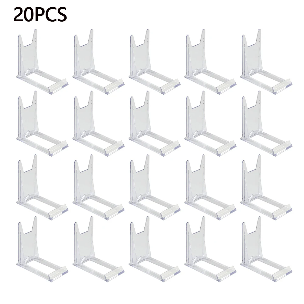 20Pcs Clear Acrylic Display Stand Adjustable Bracket Stand For Bowl Plate Photo Frame Phone Display Plastic Tag Rack 11.5x6x11cm
20Pcs Clear Acrylic Display Stand Adjustable Bracket Stand For Bowl Plate Photo Frame Phone Display Plastic Tag Rack 11.5x6x11cm