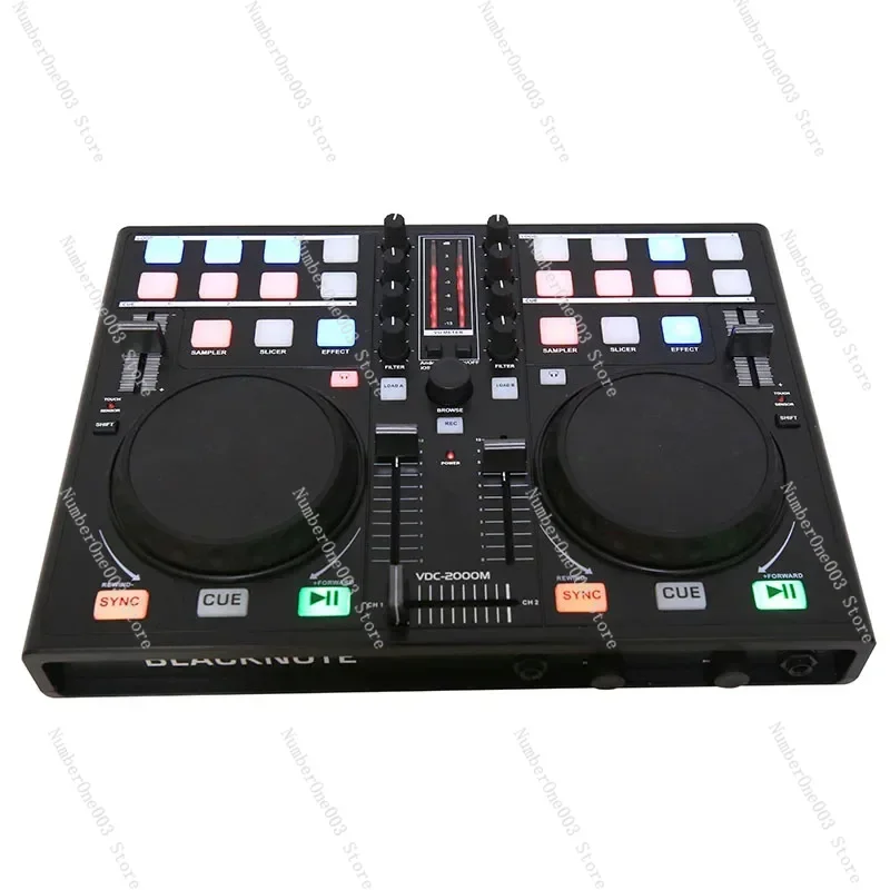 Мобильный DJ-плеер, DJ-контроллер, MIDI-контроллер, компьютерный проигрыватель, многофункциональная встроенная звуковая карта
Мобильный DJ-плеер, DJ-контроллер, MIDI-контроллер, компьютерный проигрыватель, многофункциональная встроенная звуковая карта