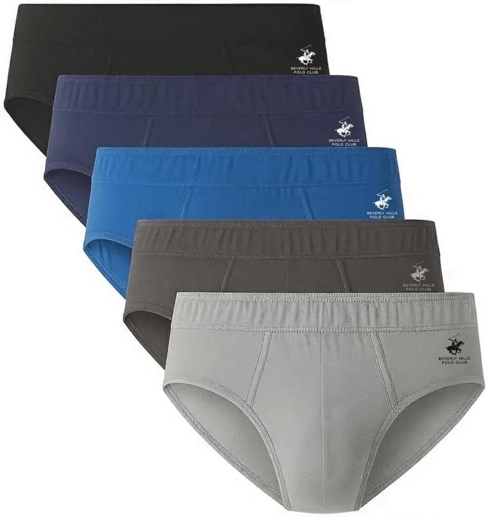 5 Pack Low Rise Men's Briefs for Comfort and Fit
5 Pack Low Rise Men's Briefs for Comfort and Fit