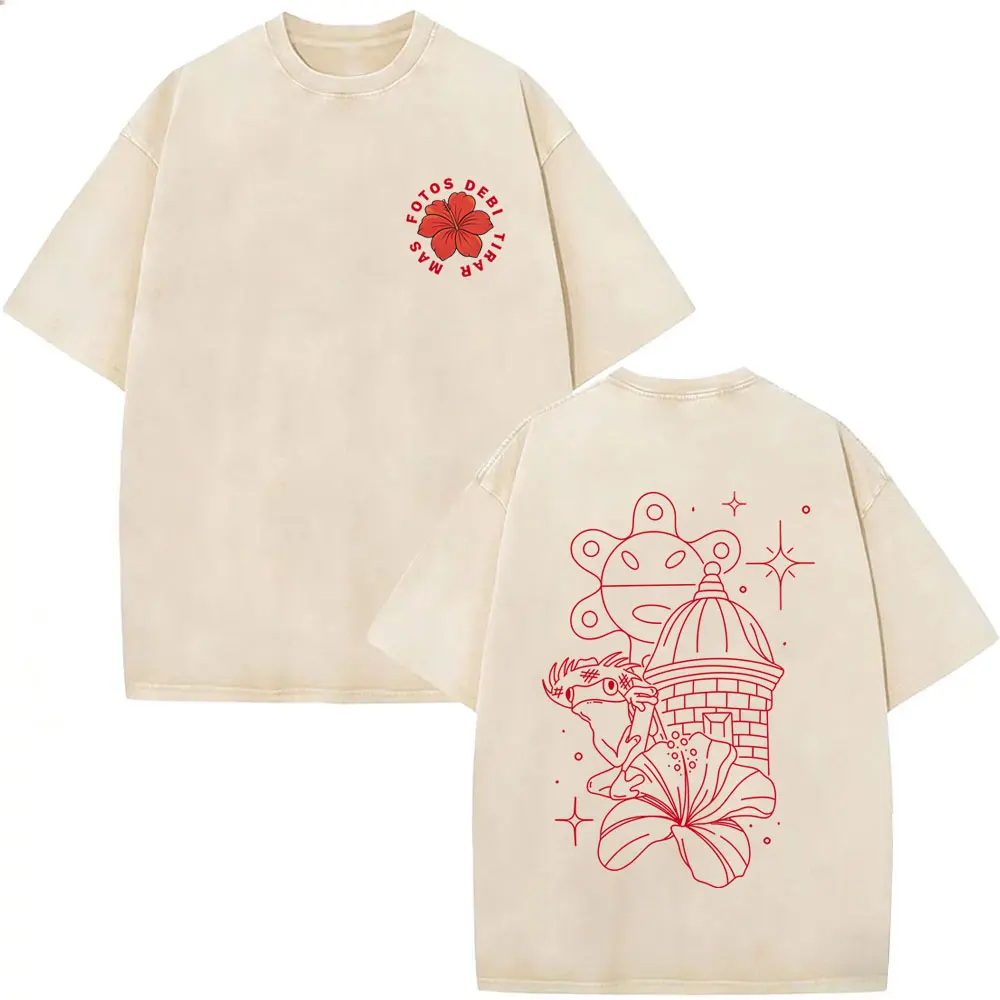 Washed Vintage Rapper Bad Bunny T Shirt Debi Tirar Mas Fotos DTMF Merch T-shirt Men's Fashion Hip Hop T-shirts Retro Streetwear
Washed Vintage Rapper Bad Bunny T Shirt Debi Tirar Mas Fotos DTMF Merch T-shirt Men's Fashion Hip Hop T-shirts Retro Streetwear