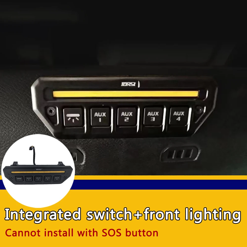 Lantsun JL1309 Interior Integrated Switch ABS for Jeep for Wrangler JL/JT, without SOS Button
Lantsun JL1309 Interior Integrated Switch ABS for Jeep for Wrangler JL/JT, without SOS Button