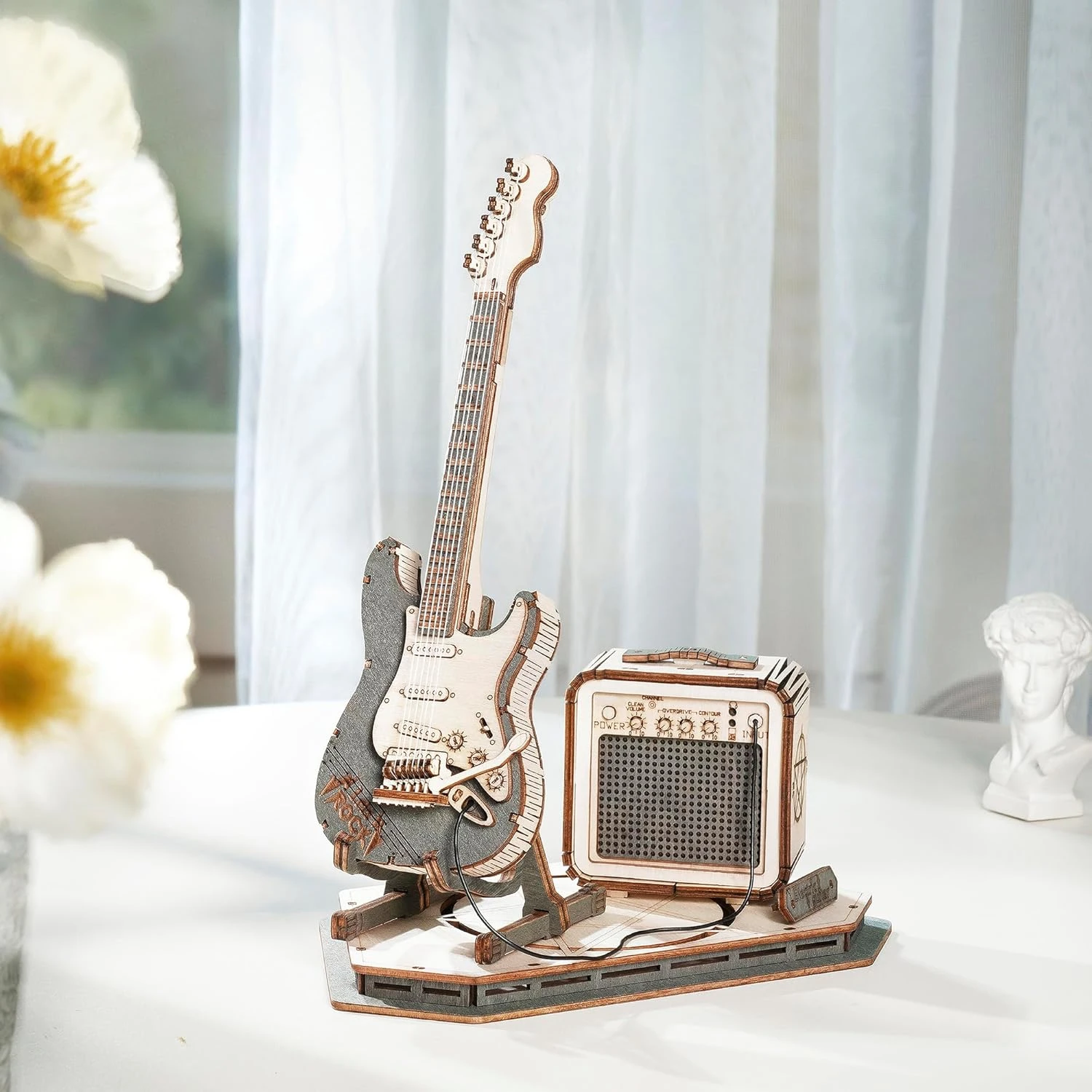 3D Puzzles for Adults, DIY Wooden Electric Guitar Model Kit, STEM Desk Toy, Birthday Gifts for Music Lovers, Home Office Decor
3D Puzzles for Adults, DIY Wooden Electric Guitar Model Kit, STEM Desk Toy, Birthday Gifts for Music Lovers, Home Office Decor