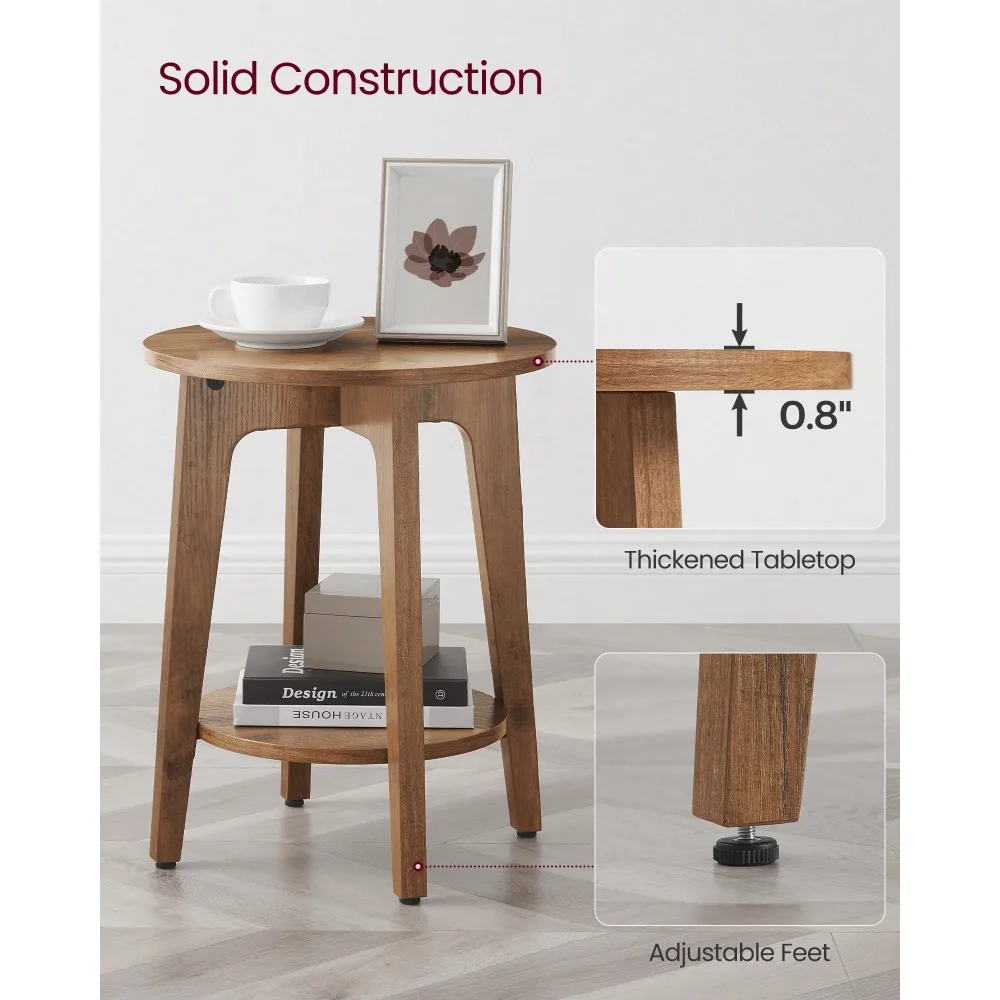 Table With Lower Shelf, End Table For Small Spaces, Nightstand For Living Room, Bedroom 15.8 X15.8 X 19.7 Inc
Table With Lower Shelf, End Table For Small Spaces, Nightstand For Living Room, Bedroom 15.8 X15.8 X 19.7 Inc