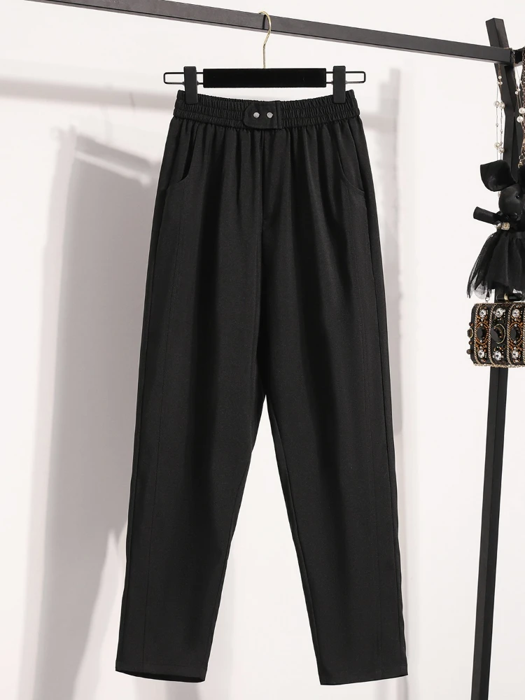 Весна и осень 2024, новые корейские широкие брюки с высокой талией, женские брюки больших размеров, прямые универсальные костюмные брюки
Весна и осень 2024, новые корейские широкие брюки с высокой талией, женские брюки больших размеров, прямые универсальные костюмные брюки