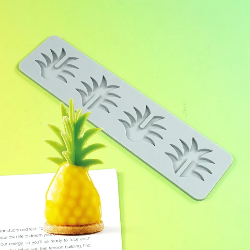 3D Trompe l'oeil Pineapple Pastry Silicone Mold Leaf Design for Chocolate Fondant Decorations Baking Tool for French Desserts
3D Trompe l'oeil Pineapple Pastry Silicone Mold Leaf Design for Chocolate Fondant Decorations Baking Tool for French Desserts
