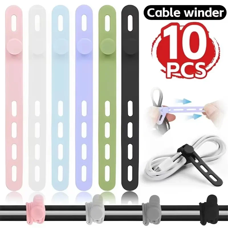 Adjustable Silicone Cable Organizer Datacable Storage Tie Headphone Cable WinderAnti Loss Soft Rubber Tape Cable Holder
Adjustable Silicone Cable Organizer Datacable Storage Tie Headphone Cable WinderAnti Loss Soft Rubber Tape Cable Holder