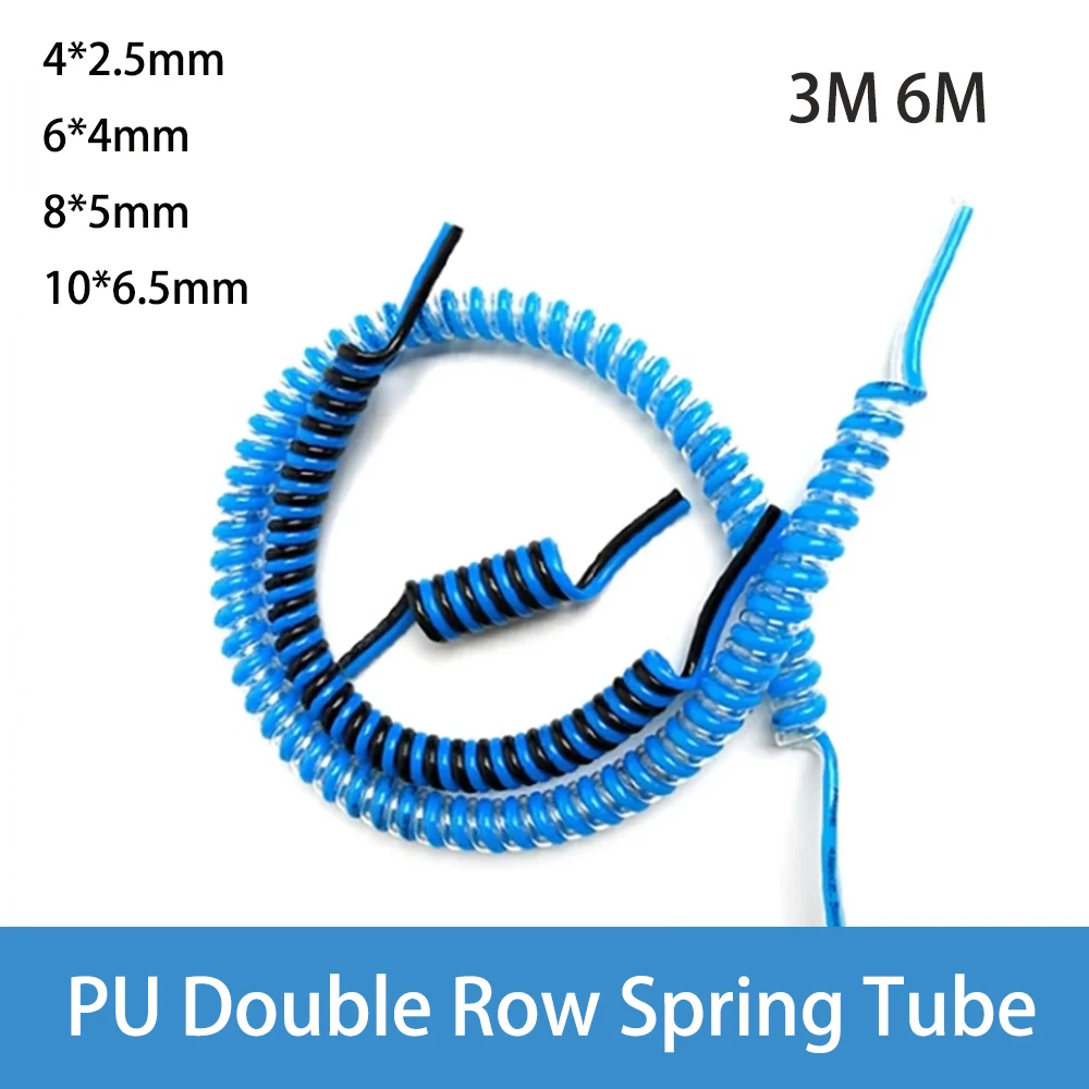 PU Polyurethane Double Row Telescopic Spring Tube With High Elasticity And Wear Resistance High-Pressure Air Compressor Air Tube
PU Polyurethane Double Row Telescopic Spring Tube With High Elasticity And Wear Resistance High-Pressure Air Compressor Air Tube