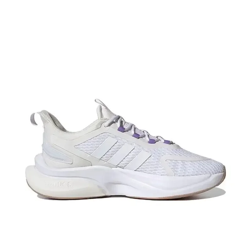Adidas AlphaBounce + Comfortable Fabric Anti-slip Wear-resistant Lightweight Low-top Casual Running Shoes for Women White Purple
Adidas AlphaBounce + Comfortable Fabric Anti-slip Wear-resistant Lightweight Low-top Casual Running Shoes for Women White Purple