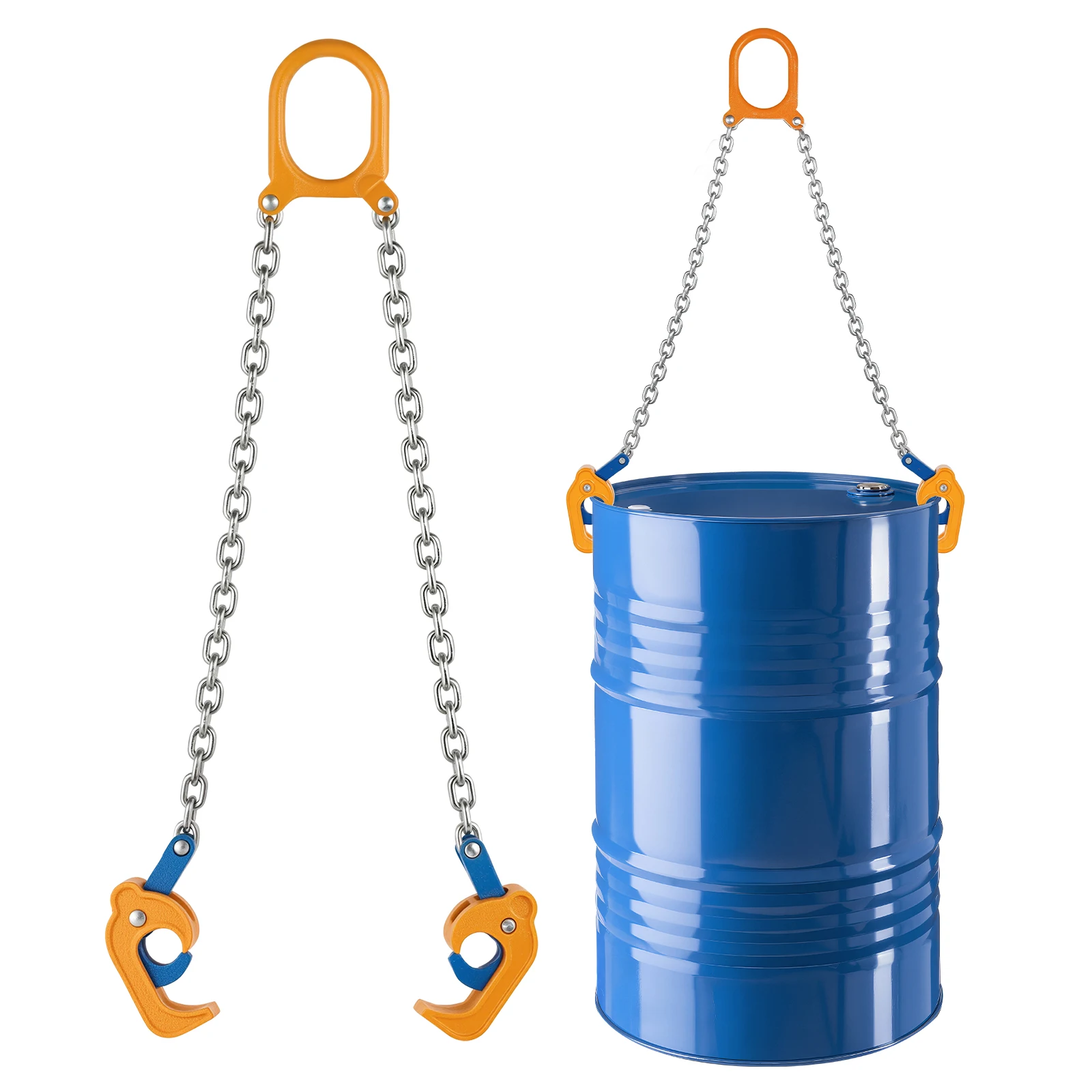 SucceBuy 2000LBS Chain Barrel Lifter Drum Lifting Chain Sling with Thickened Security Hook Handling Chain for Crane Forklift
SucceBuy 2000LBS Chain Barrel Lifter Drum Lifting Chain Sling with Thickened Security Hook Handling Chain for Crane Forklift