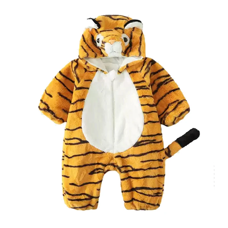 Теплый комбинезон унисекс в полоску с тигром для малышей, плотный плюшевый костюм животного на Хэллоуин, нарядное платье, детский костюм тигра
Теплый комбинезон унисекс в полоску с тигром для малышей, плотный плюшевый костюм животного на Хэллоуин, нарядное платье, детский костюм тигра