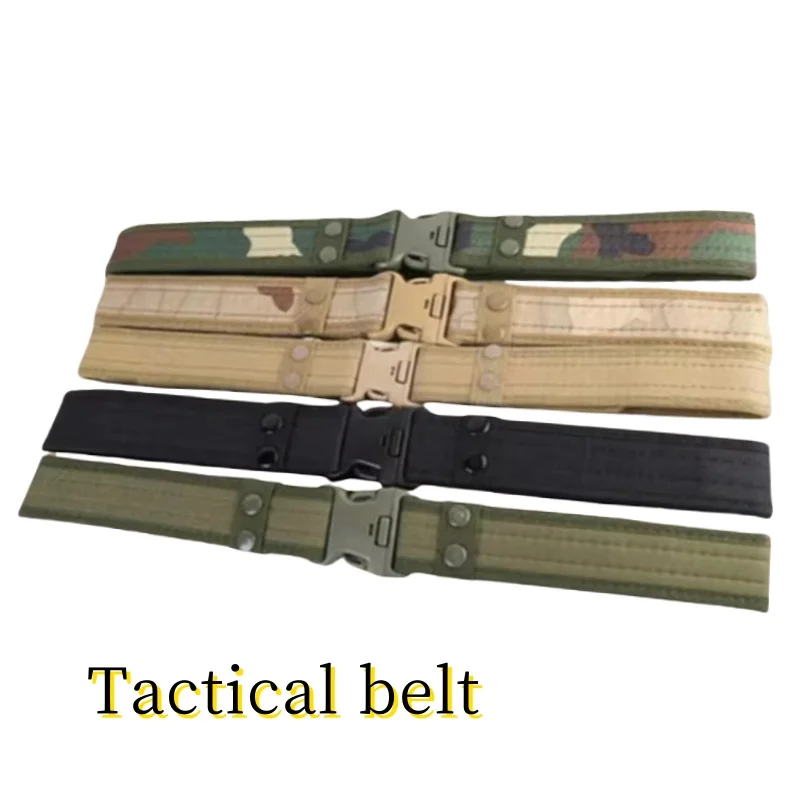 Tactical belt, plastic buckle canvas belt can be used for outdoor sports, fashionable commuting
Tactical belt, plastic buckle canvas belt can be used for outdoor sports, fashionable commuting