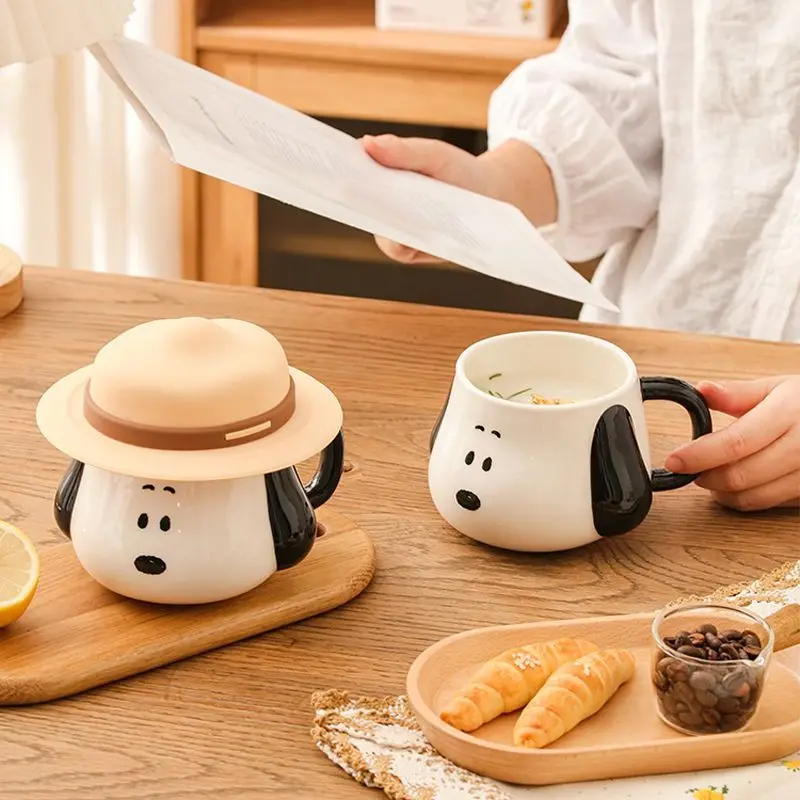 Натуральная керамическая кружка Snoopy с ручкой, чашка для завтрака, кофейная чашка, креативная соломенная чашка с капюшоном и крышкой, аниме, мультяшная бутылка для питья
Натуральная керамическая кружка Snoopy с ручкой, чашка для завтрака, кофейная чашка, креативная соломенная чашка с капюшоном и крышкой, аниме, мультяшная бутылка для питья