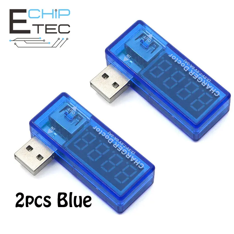 2pcs Digital USB Mobile Power Charging Current Voltage Tester Meter Mini USB Charger Doctor Voltmeter Ammeter
2pcs Digital USB Mobile Power Charging Current Voltage Tester Meter Mini USB Charger Doctor Voltmeter Ammeter