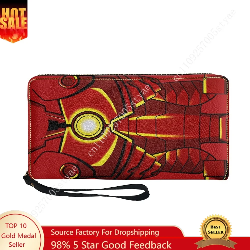 Marvel Iron Man Tony Stark Custom Purse Mens Womens Teenagers Zipper Long Wallets Double Print Portable Wallet Gift Bag
Marvel Iron Man Tony Stark Custom Purse Mens Womens Teenagers Zipper Long Wallets Double Print Portable Wallet Gift Bag
