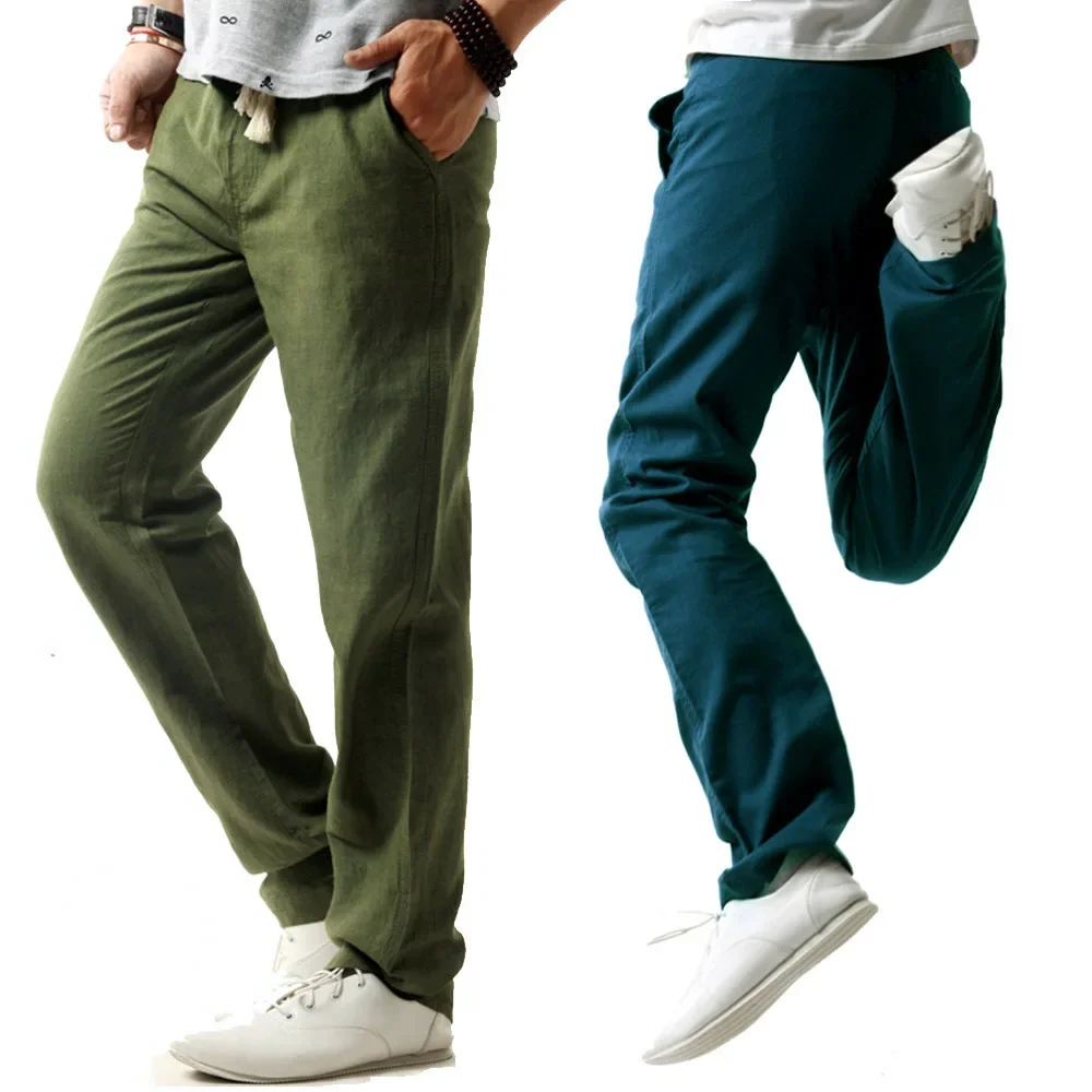 2023 Spring/Summer New Men's Linen Casual Pants Men's Loose Straight Leg Pants Youth Casual Pants
2023 Spring/Summer New Men's Linen Casual Pants Men's Loose Straight Leg Pants Youth Casual Pants