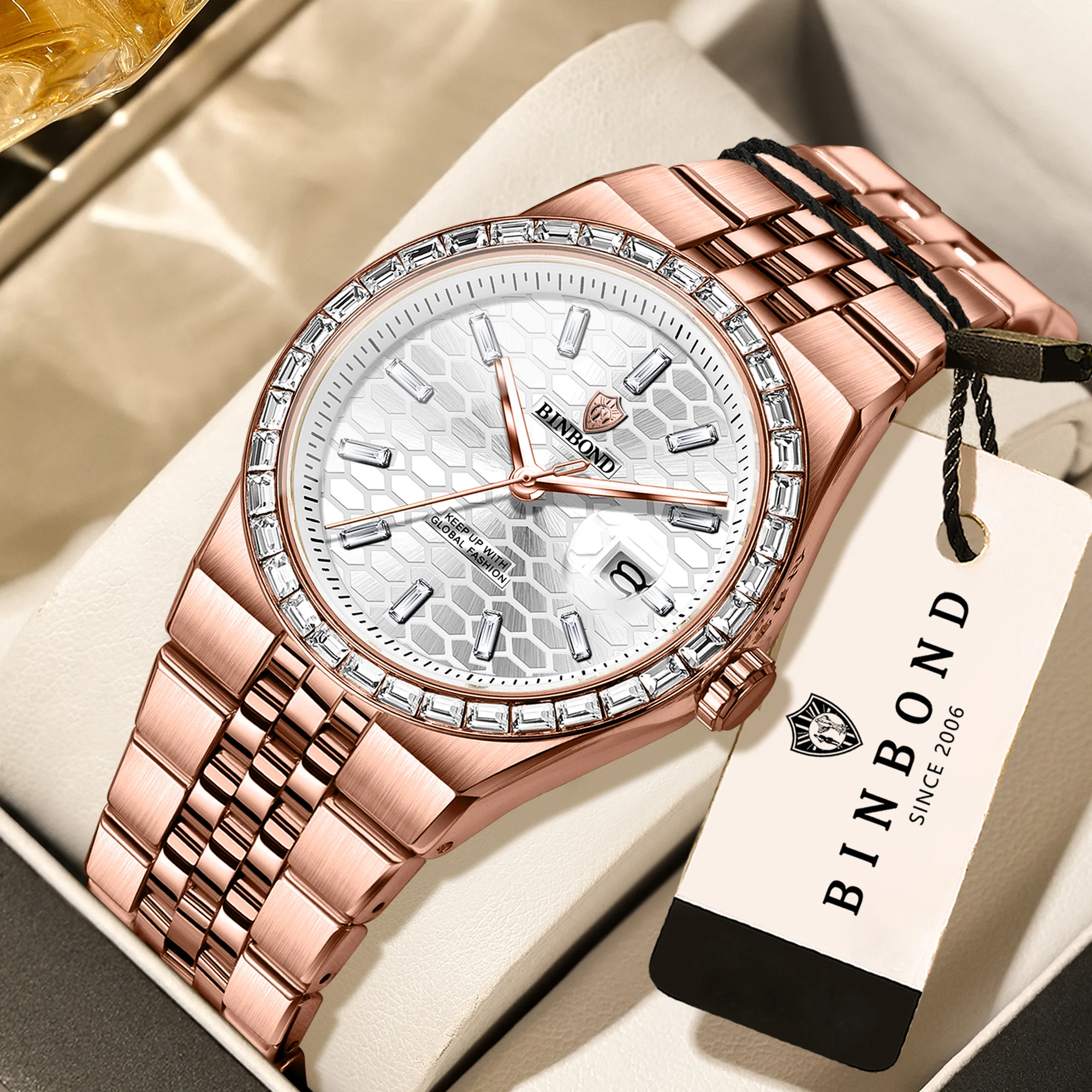 BINBOND Luminous Waterproof Precise Auto Date Men's Watch Quartz Watches for Men Luxury Stainless Steel Durable Casual Reloj
BINBOND Luminous Waterproof Precise Auto Date Men's Watch Quartz Watches for Men Luxury Stainless Steel Durable Casual Reloj