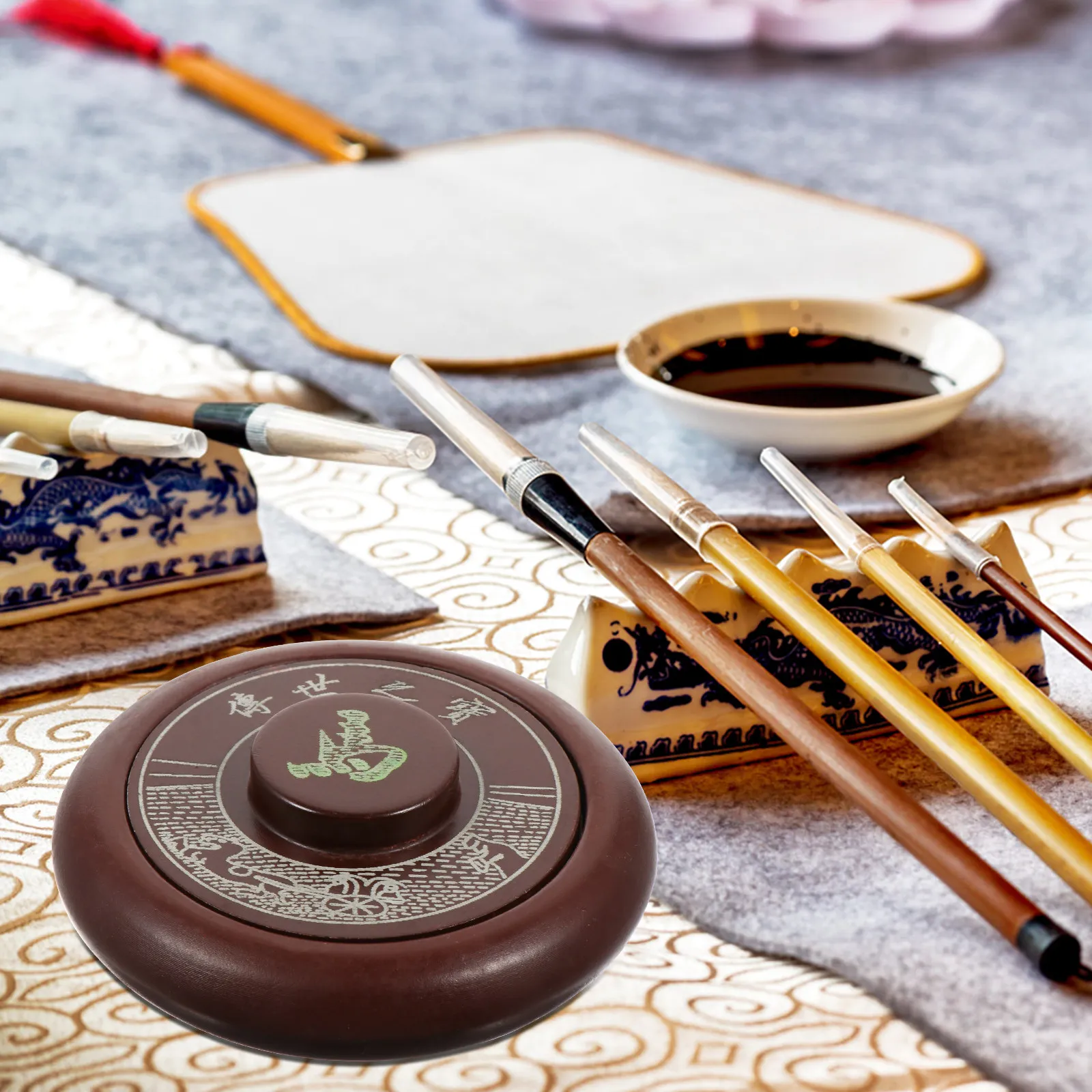 Delicate Natural 4 Inches Chinese Smooth Surface Calligraphy Painting Accessory for Students Calligraphy
Delicate Natural 4 Inches Chinese Smooth Surface Calligraphy Painting Accessory for Students Calligraphy