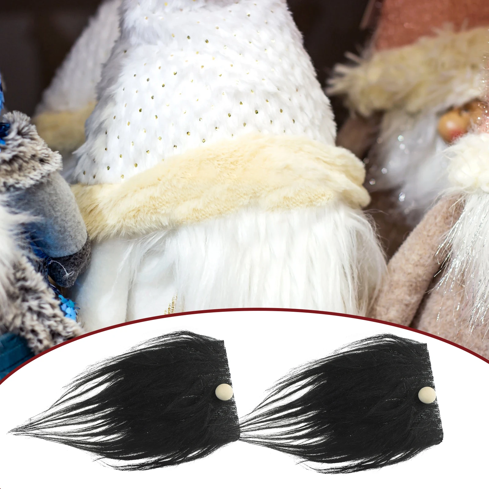 Pre cut Gnome Beard 3 Sets Artificial Hair for DIY Crafting Square Material Black Supplies Safe Gentle Warm Comfortable
Pre cut Gnome Beard 3 Sets Artificial Hair for DIY Crafting Square Material Black Supplies Safe Gentle Warm Comfortable